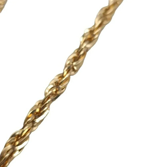 Paparazzi Twisted Chain Necklace Lobster Closure Gold Tone New Old Stock - Picture 3 of 5